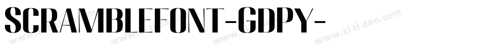 Scramblefont-GdPy字体转换