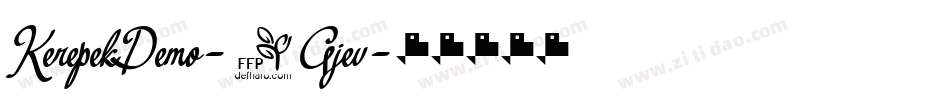 KerepekDemo-1Gjev字体转换