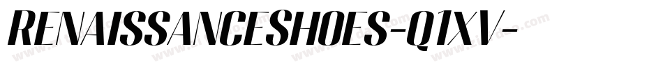 RenaissanceShoes-q1xV字体转换