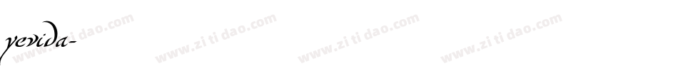 yevida字体转换