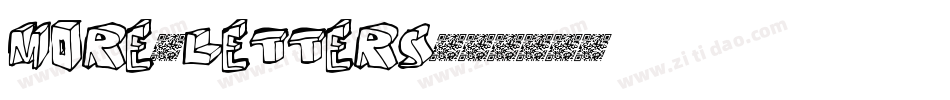 More-Letters字体转换