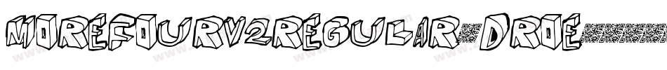 MorefourV2Regular-DROE字体转换