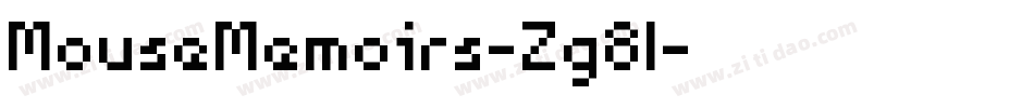 MouseMemoirs-Zg8l字体转换