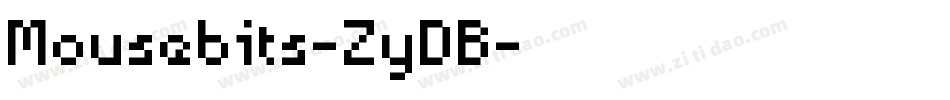 Mousebits-ZyDB字体转换