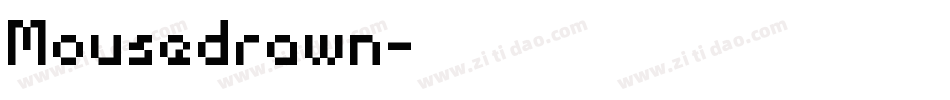 Mousedrawn字体转换