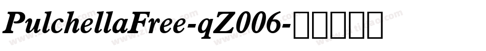 PulchellaFree-qZ006字体转换