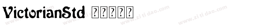 VictorianStd字体转换