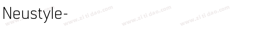Neustyle字体转换