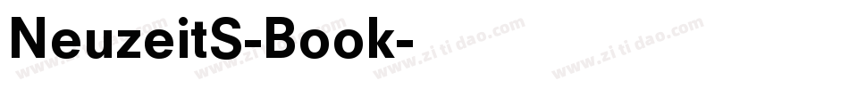 NeuzeitS-Book字体转换