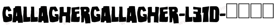 GallagherGallagher-l31d字体转换