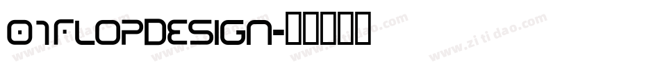 01FLOPDESIGN字体转换