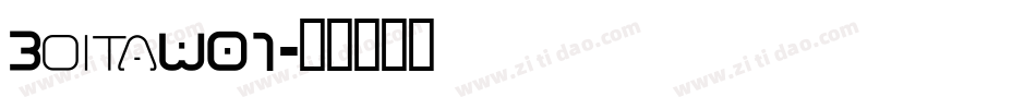 BoitaW01字体转换