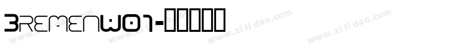 BremenW01字体转换