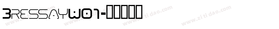 BressayW01字体转换