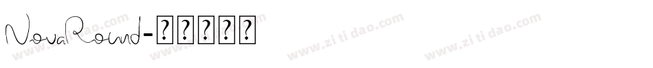 NovaRound字体转换