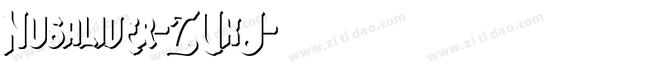 Nusaliver-ZVxJ字体转换