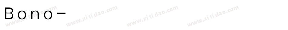 Bono字体转换