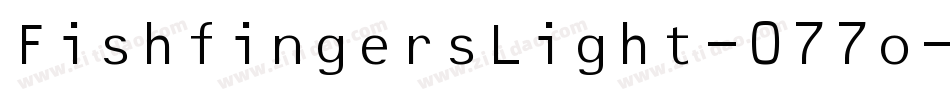 FishfingersLight-077o字体转换