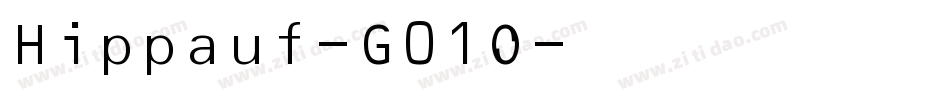 Hippauf-G01O字体转换