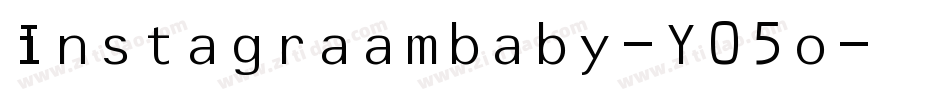 Instagraambaby-Y05o字体转换