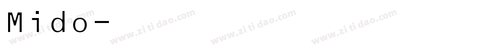 Mido字体转换