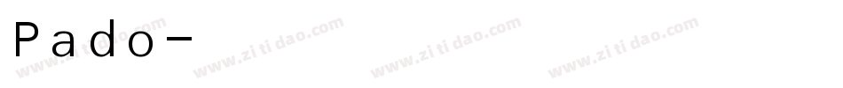 Pado字体转换