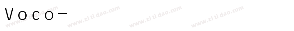 Voco字体转换