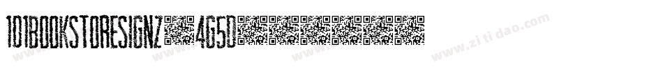 101BookStoreSignz-4g5D字体转换