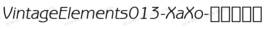VintageElements013-XaXo字体转换