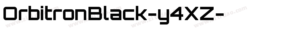 OrbitronBlack-y4XZ字体转换