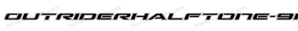 OutriderHalftone-9Rj7字体转换