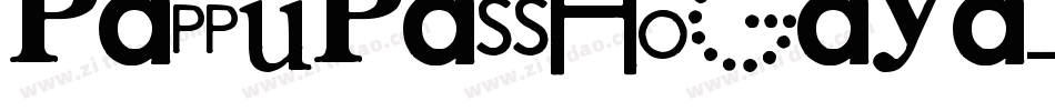 PappuPassHoGaya-19xB字体转换