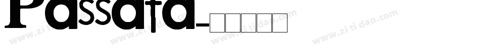 Passata字体转换