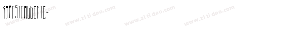 KAPastaAldente字体转换
