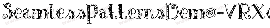 SeamlessPatternsDemo-VRXe字体转换