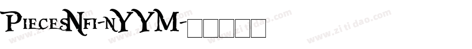 PiecesNfi-nYYM字体转换