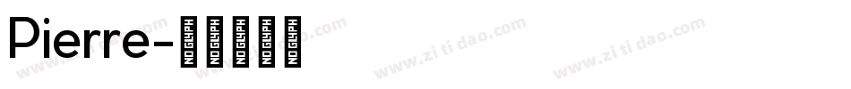 Pierre字体转换