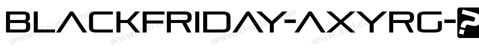Blackfriday-axyRg字体转换