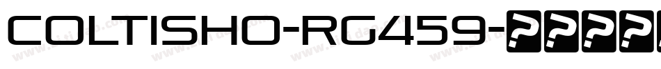 Coltisho-rg459字体转换