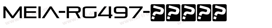 Meia-rg497字体转换