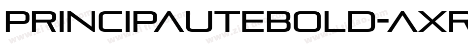PrincipauteBold-AXRg字体转换