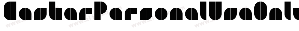 CasterPersonalUseOnly-8Ma7D字体转换