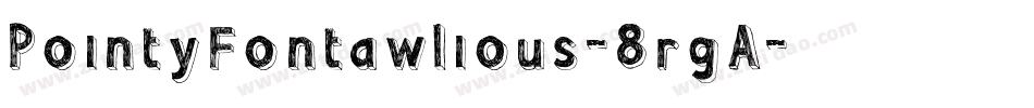PointyFontawlious-8rgA字体转换