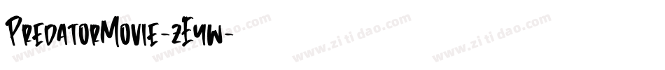 PredatorMovie-zEyw字体转换