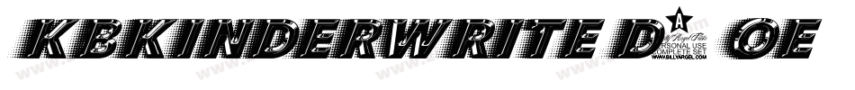 Kbkinderwrite-D3OE字体转换