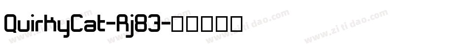 QuirkyCat-Rj83字体转换