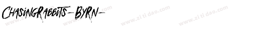 ChasingRabbits-ByRn字体转换