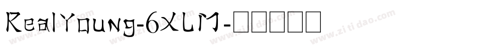 RealYoung-6XLM字体转换