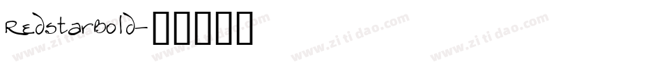 RedstarBold字体转换