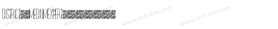 District-MediumExpert字体转换